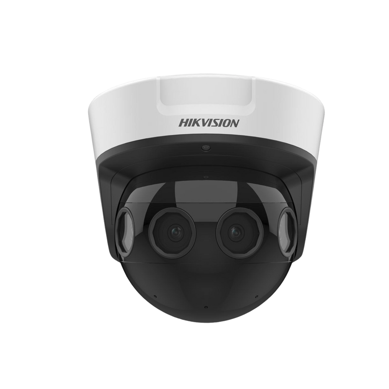 DS-2CD6944G0-IHS(C) PanoVu Series / Vista Panorámica 180° / 16 Megapixel en Total / 4 Lentes 2.8 mm (4 Lentes 4 Megapixel) / 20 mts IR / Exterior IP67 / IK10 / 12 Vcc / PoE+ / Micro SD