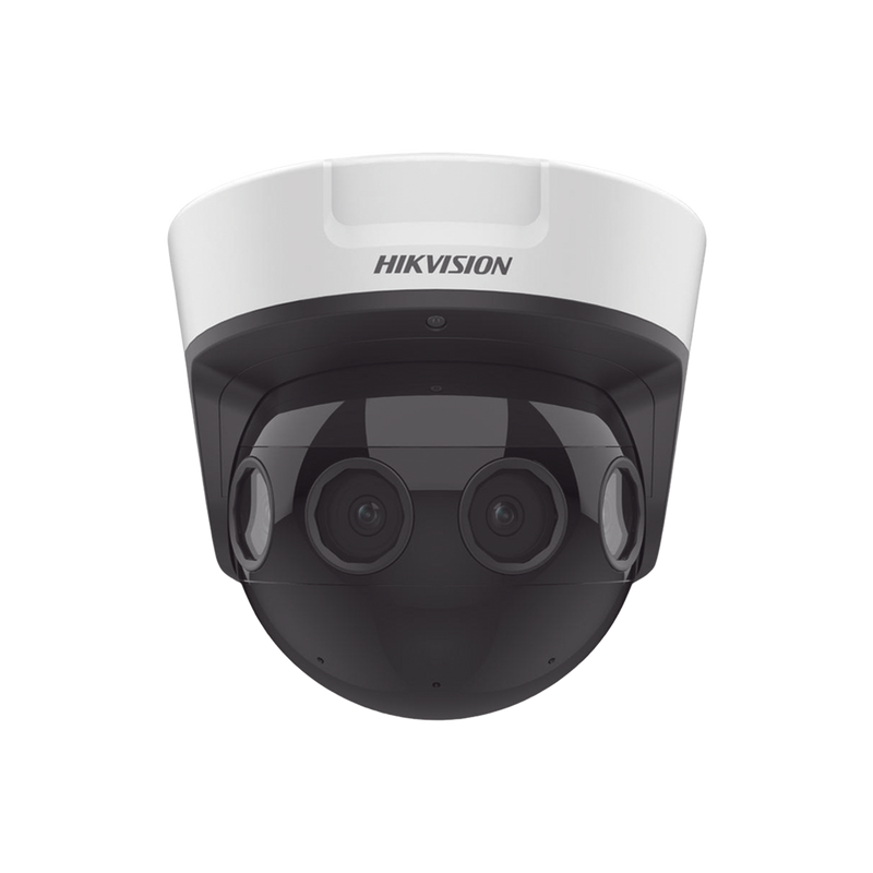DS-2CD6984G0-IHS(D) PanoVu Series / Vista Panorámica 180° / 32 Megapixel en Total / 4 Lentes 2.8 mm (4 Lentes 8 Megapixel) / 20 mts IR / Exterior IP67 / IK10 / 12 Vcc / PoE+ / Micro SD