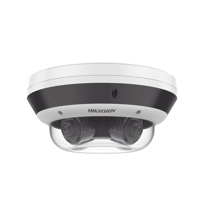 DS-2CD6D44G1H-IZS PanoVu Series / Vista Panorámica 360º / 4 Lentes Mot. 2.8 a 12 mm (4 Megapixel por Lente) / 16 Megapixel en Total / WDR 120 dB / DARKFIGHTER / Exterior IP67 / IK10 / PoE+ / 30 mts IR / Micro SD