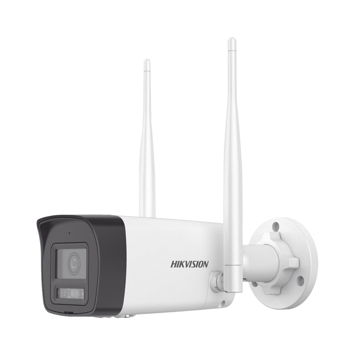 Bala IP 2 Megapixel / Lente 2.8 mm / Dual Light (30 mts IR + 30 mts Luz Blanca) / Wi-Fi / ACUSENSE / Audio Bidireccional (Micrófono y Bocina) / IP66 / dWDR / Micro SD