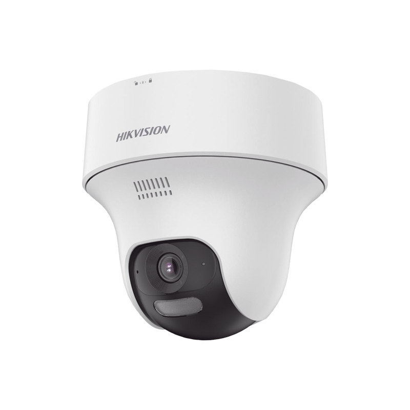 DS-2CV1F23G2-LIDWF(B) Turret PT  IP 2 Megapixel / Lente 2.8 mm / Dual Light (20 mts IR + 15 mts Luz Blanca) / Wi-Fi / IP54 / dWDR  / H.265 / Audio Bidireccional (Micrófono y Bocina) / Micro SD