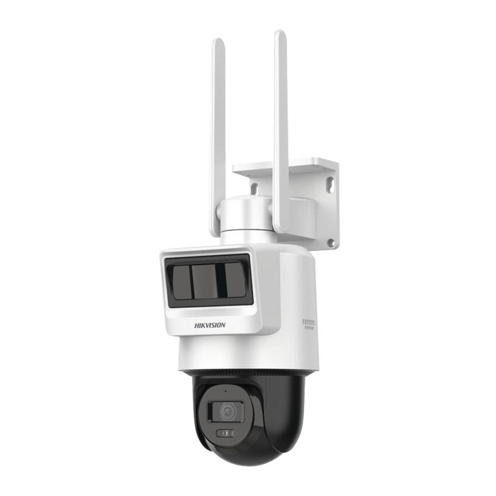 Kit Solar IP All in One / Doble Detección (Radar + PIR) / PT IP 4 Megapixel / Lente 4 mm / Panel Solar / Batería de Respaldo de Litio 90Wh (Hasta 2 días) / Conexión 4G / Audio de Dos Vías / Accesorios de Inst. / Direc