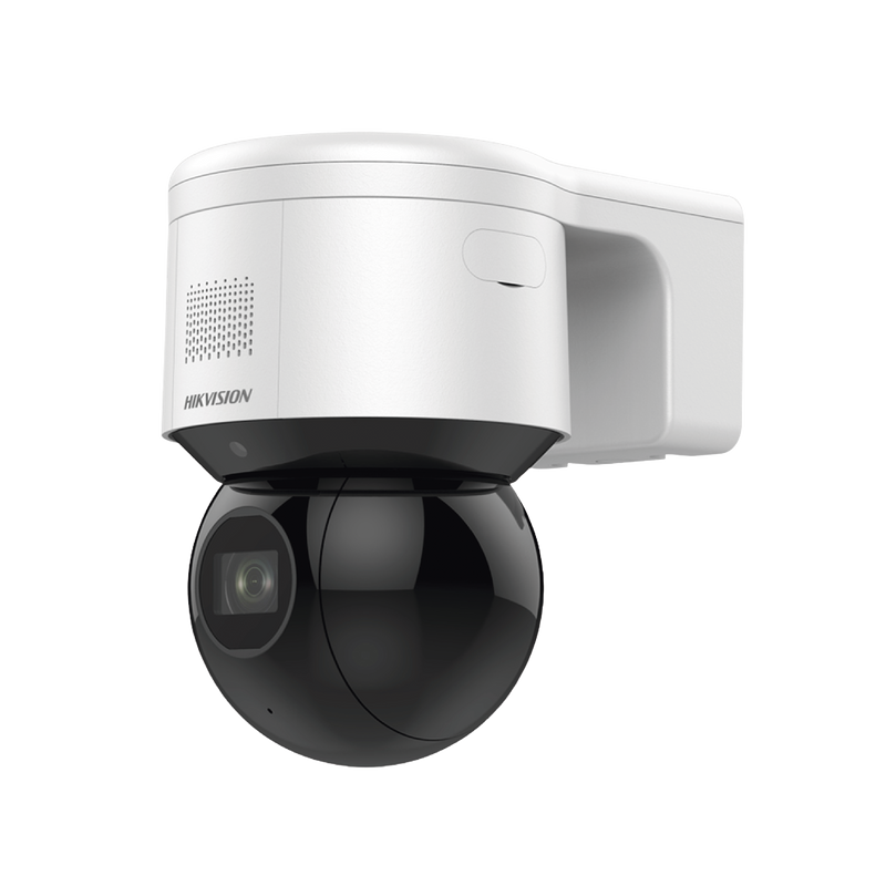 DS-2DE3A404IWG-E Domo PTZ IP 4 Megapixel / 4X Zoom Óptico / 50 mts IR EXIR / Luz Estroboscópica / Sirena Integrada / WDR 120 dB / PoE+ / IP66 / Ultra Baja Iluminación / Micrófono y Bocina Interconstruido / Micro SD