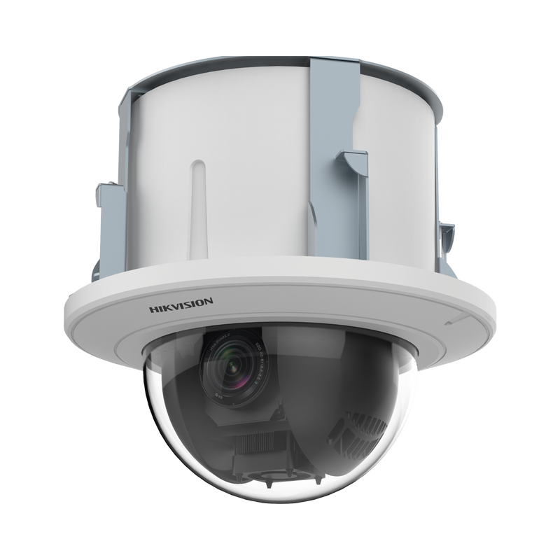 DS-2DE5225W-AE3(T5) Domo PTZ IP 2 Megapixel / 25X Zoom / Uso en Plafon / ACUSENSE / DARKFIGHTER  / IK10 / Entrada y Salida de Audio y Alarmas / WDR 120 dB /  HLC / EIS / PoE+ / Metal / microSD