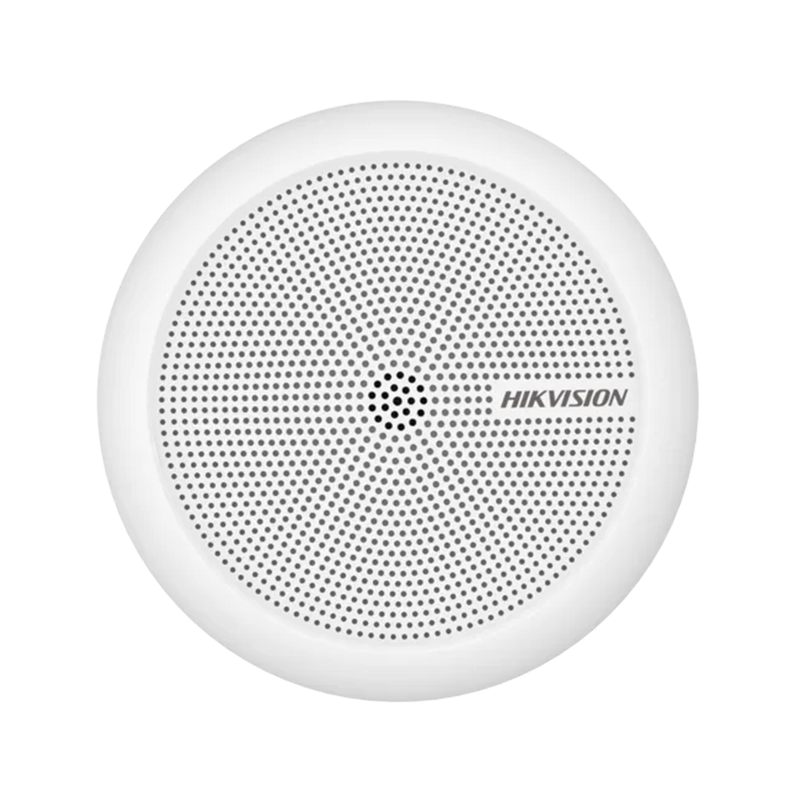 DS-2FP2061 Micrófono Omnidireccional (360°) / Uso en Interior / Preamplificado para CCTV / Cancelación de Ruido Ambiental / Uso en Techo - Pared - Escritorio / Alcance de 5 Metros
