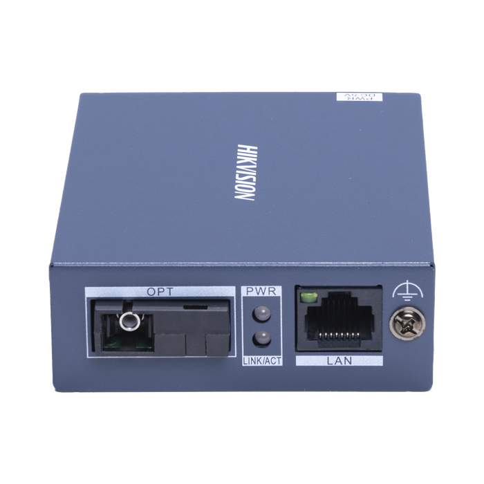 Convertidor Fibra Óptica Monomodo (TX) / 1 Puerto SFP (SC) 100 Mbps / 1 Puerto RJ45 10/100 Mbps / HASTA 20 KM / Plug and Play