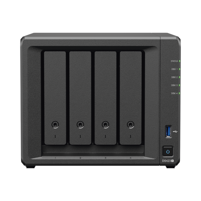 Servidor NAS de 4 Bahías / Hasta 72 TB / Servicio Nube Gratis (P2P) / Administración Remota y Respaldo Programado