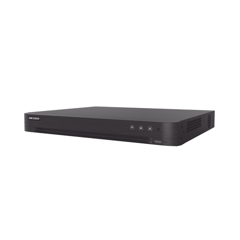DS-7232HGHI-M2 DVR 32 Canales TurboHD + 2 Canales IP / 2 Megapixel (1080p) Lite / Acusense (Evita Falsas Alarmas) / Audio por Coaxitron / H.265+ / Salida de Video en Full HD