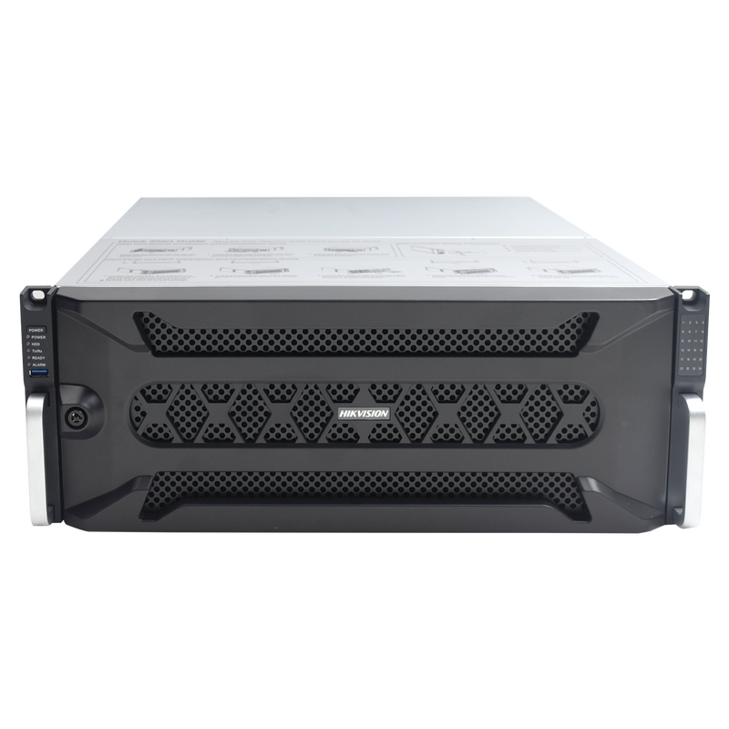 DS-96256NI-I24 NVR 12 Megapixel (4K) / 256 canales IP / 24 Bahías de Disco Duro / 4 Puertos de Red / Soporta RAID con Hot Swap / NVR