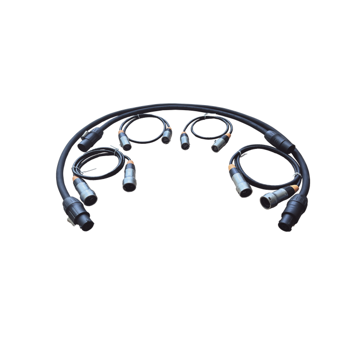 Kit de Cables de Interconexión para Paneles LED de Exterior / Datos y Corriente / Compatible con Familia CD-1AAB y CD-2APA