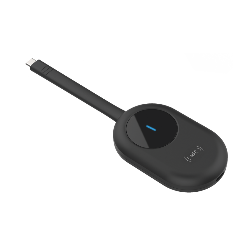 DS-D5SC3B-B Dongle (Adaptador) de Proyección Inalambrica Para Pantallas Interactivas HIKVISION Serie DS-D5CxxRB/B / Compatible con Windows y Mac / Conector Tipo C (Incluye Adaptador USB-A - USB-C)