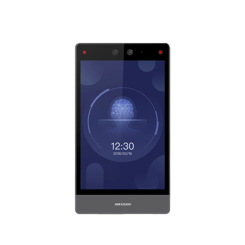 Terminal Facial Min Moe 8 Touch / Delgada y Estética / PoE / 100,000 rostros / Exterior IP65 / Función de Videoportero y Lectura de Códigos QR / Lectura de tarjetas / HIK-IA