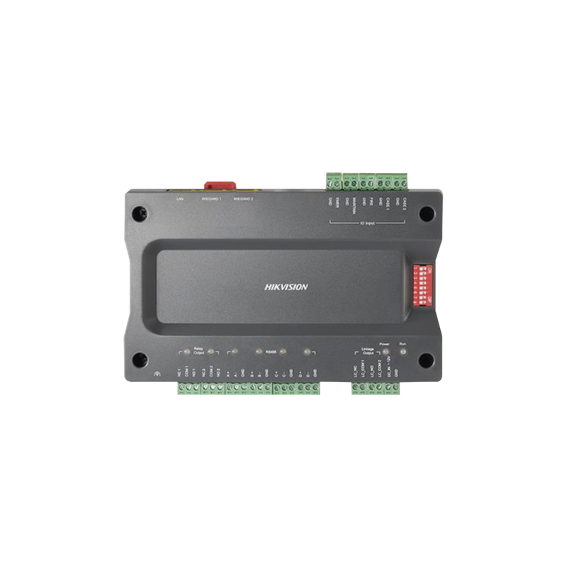 DS-K2210 Controlador MAESTRO para Control de Elevadores / Control de Acceso para los pisos de los Elevadores por Huella o Tarjeta / Programación por IVMS4200 o Interfaz Web
