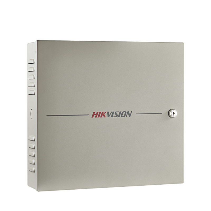 DS-K2601T Controlador de Acceso 1 Puerta / 2 Lectores de Huella o tarjeta / Integración con cámaras / 100,000 Tarjetas / Incluye Gabinete y Fuente de Alimentación 12Vcc/4A / Software GRATUITO