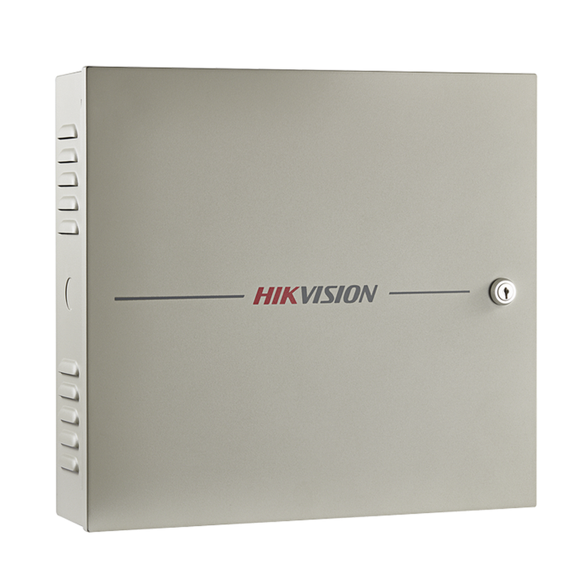 DS-K2602T Controlador de Acceso / 2 Puerta / 4 Lectores de Huella y Tarjetas / Integración con Video / 100,000 Tarjetas / Incluye Gabinete y Fuente de Alimentación 12Vcc/8A / Soporta batería de respaldo