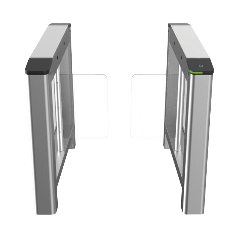 DS-K3B220LX-LR/PG-DP90 Kit de Torniquetes Swing IZQUIERDO y DERECHO / Bidireccional / Preparación para Instalar Terminal Facial con Montaje DS-KAB6ZU1 (No incluidos) / 3,000,000 MCBF / 4 Pares de IR / Carril de 90 cms