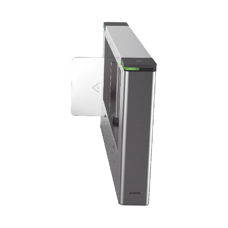 DS-K3B501SX-R/M-DP90 Torniquete DERECHO tipo Swing para Carril de 90 cms / Incluye Panel y Lector de Tarjeta / TCP/IP / Administrable por iVMS-4200 (Requiere Torniquete Izquierdo) / 6,000,000 MCBF / 12 Pares de IR