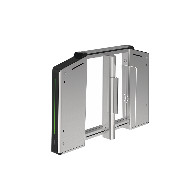 DS-K3B631TX-L/MPIQL-DP65 Torniquete Inteligente IZQUIERDO con Reconocimiento Facial Incluido /  12,000,000 MCBF / 20 Pares de IR para Detección de Peatón /  Controlador Incluido / Acero Inoxidable SUS304 / Carril de 65 cms