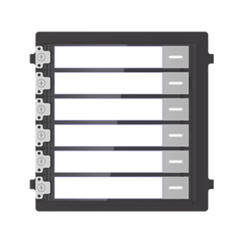 DS-KD-KK Módulo de Botones Para Videoportero Modular / Llamada de un solo Toque / Soporta Hasta 6 Monitores Principales