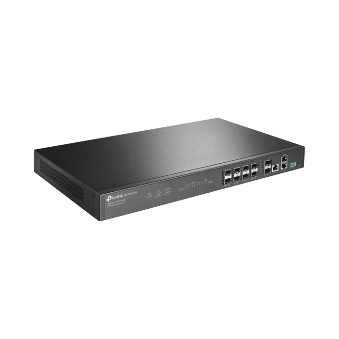 Deltra Stream - OLT de 8 Puertos GPON / Conexión Hasta 1,024 ONUs / 1 Puerto Gigabit RJ45 Uplink / 2 Puertos SFP+ 10GbE Uplink / Fuentes Redundantes AC-AC (incluidas) / Administración desde la Nube Sin Costo (DPMS)
