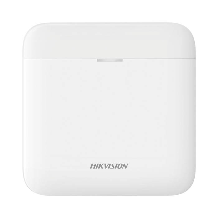 (AX PRO) Panel de Alarma Inalámbrico de Hikvision / Soporta 96 Zonas / GSM 3G/4G, Wi-Fi y Ethernet / Incluye Batería de respaldo / Compatible con los Accesorios AX PRO.