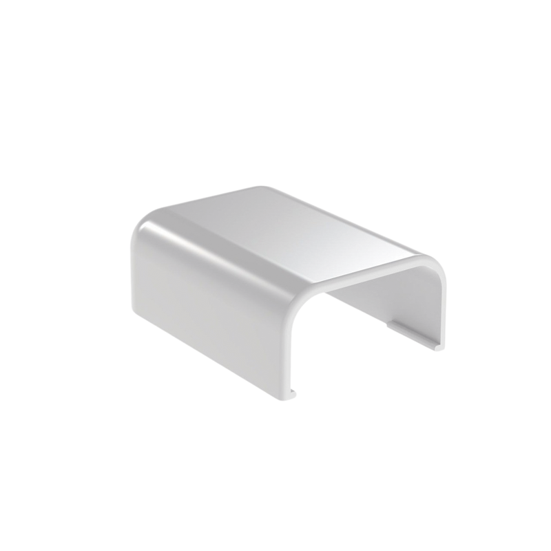 ECF5WH-E Tapa Final, para uso con canaleta LD5, material ABS, Color Blanco