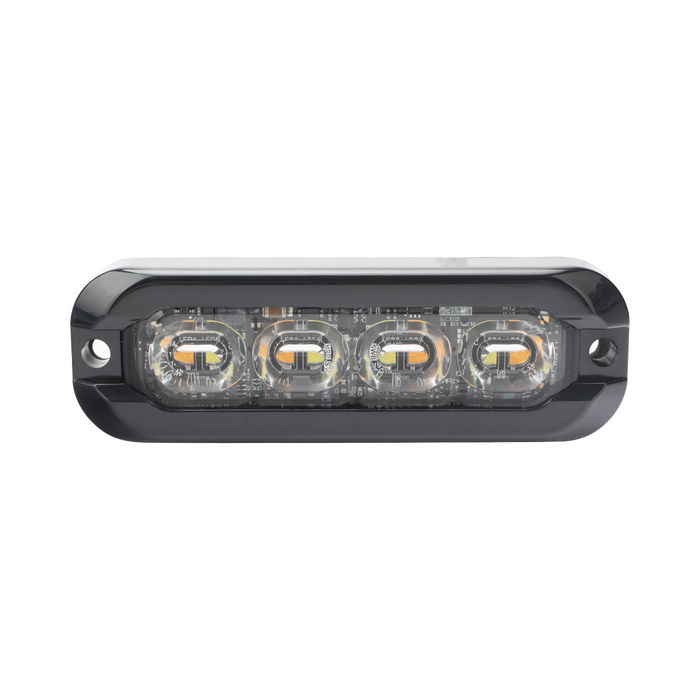 Luz perimetral , 8 LED Ultra Brillantes, Dual Color Ambar / Claro