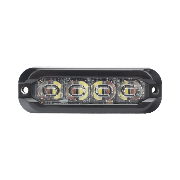 Luz perimetral , 8 LED Ultra Brillantes, Dual Color Rojo / Claro