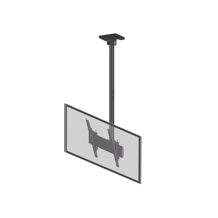 Montaje de Techo para Pantallas de 32- 75I| VESA 100 X 100 HASTA 400 X 400| Capacidad Máxima de Carga 50Kg