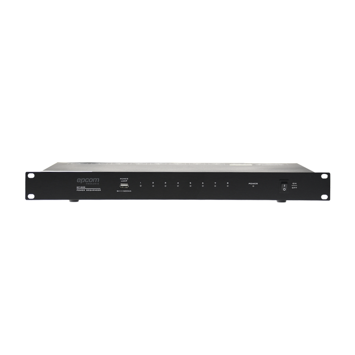 Secuenciador de Potencia | 8 Salidas | Delay de activación de 1 segundo | Recomendado para rack de amplificación, Videowall, o equipos de alta potencia.