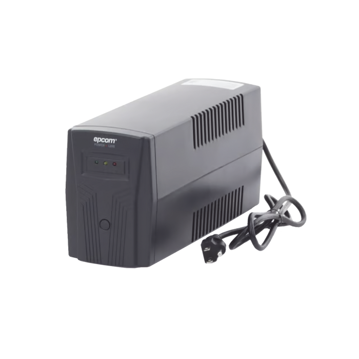UPS de 600VA/360W / Topología Línea Interactiva / Entrada y Salida 120 Vca / Clavija NEMA 5-15P / 4 Tomas NEMA 5-15R/ Sin Protector RJ11 ni RJ45