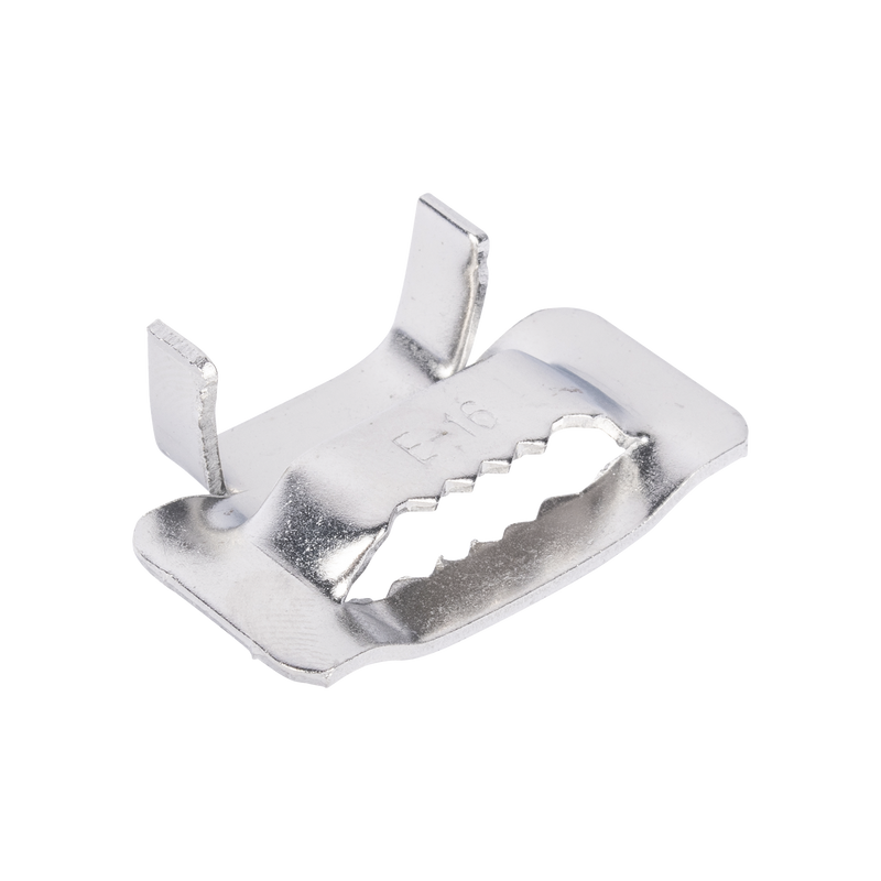 ESBE16-C2 Hebillas PanSteel? de Acero Inoxidable 201, Para Uso con Fleje ESW16T76-CR2 de 5/8, Paquete de 100pz