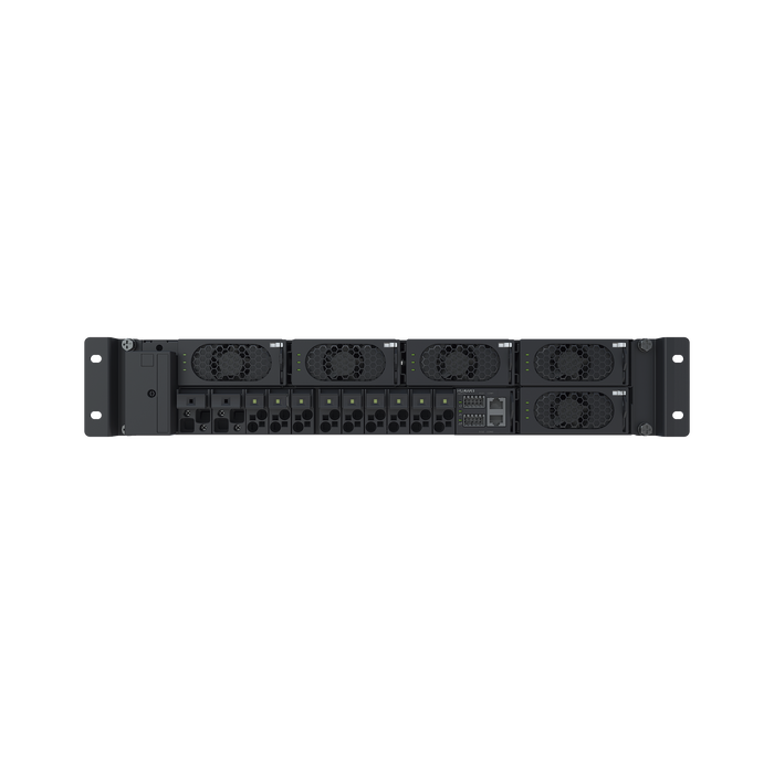 Rectificador Redundante 2000W, 220/380 VAC a -48 VDC, 200A, 2U, con Módulo de Monitoreo SMU11C