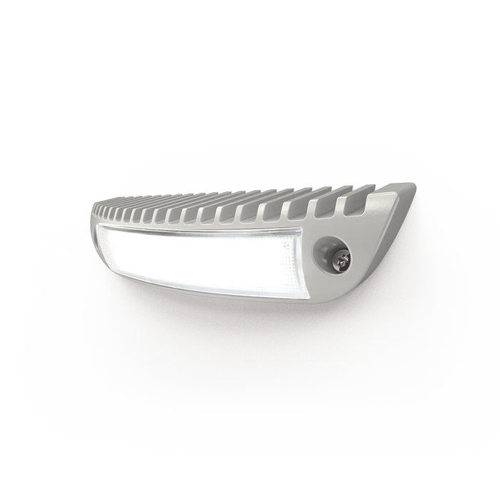 Luz de cortesía con bisel color blanco ideal para ambulancias y vehículos de rescate