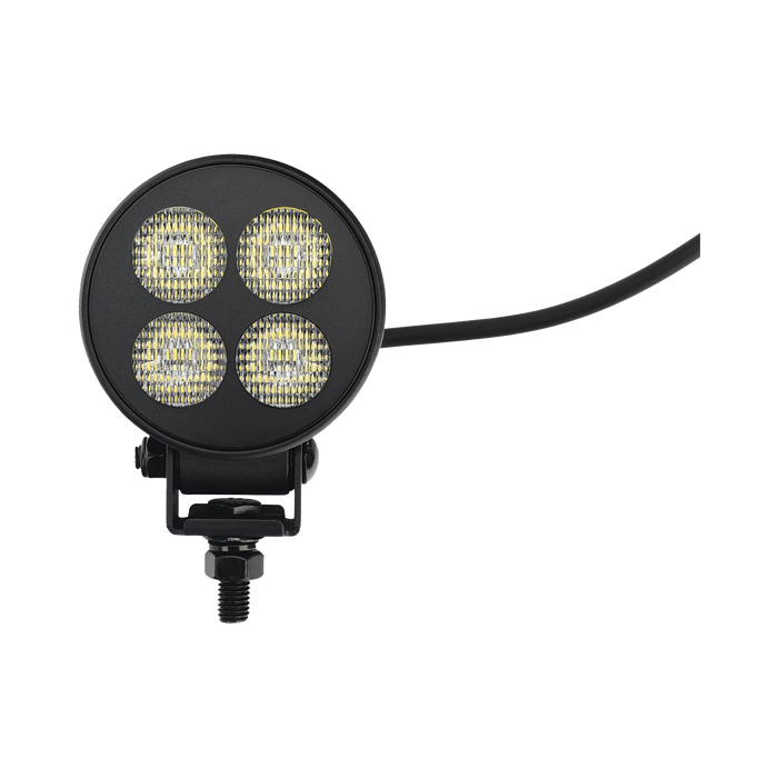 Luz de Trabajo Ultra brillante Circular, 4 LED, 2556 Lúmenes, 12-24 Vcd