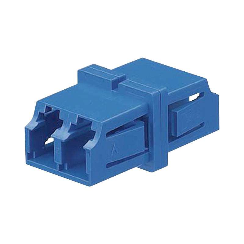 FADSLCZBU-L Módulo Acoplador LC Duplex, Para Fibra Monomodo, Color Azul