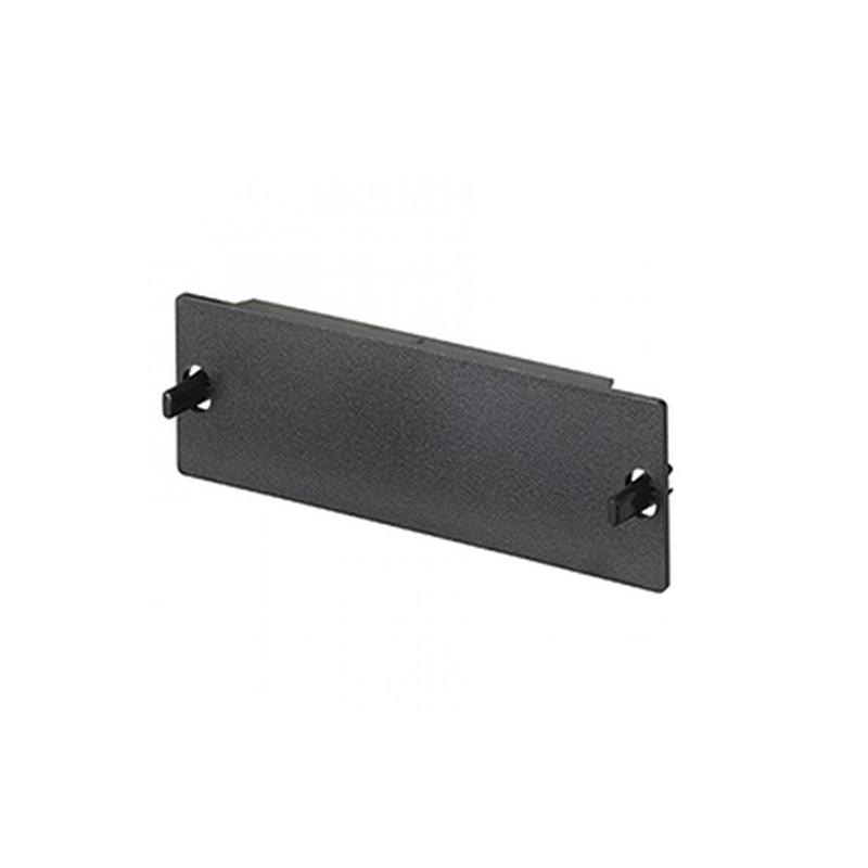 FAPB Placa Ciega FAP, Para Reservar Espacio de Uso Futuro en Paneles de Fibra Óptica, Color Negro