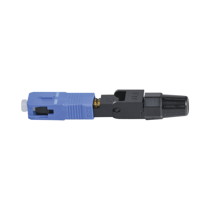Conector Rápido de Instalación en Campo, Monomodo, SC/UPC, pre-pulido, re-terminable, ideal para Aplicaciones FTTx