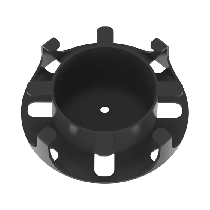 Administrador de Fibra Óptica en Paneles Opticom de 1 UR, Color Negro, 2 Piezas