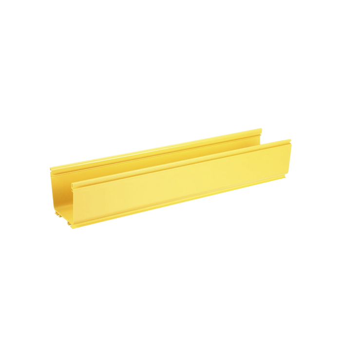 Canaleta FiberRunner? 4X4, de PVC Rígido, Color Amarillo, 1.8 m de Largo