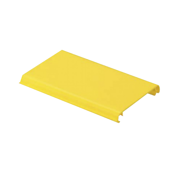 Tapa Con Bisagra a Presión Para Canaleta FiberRunner? FR4X4YL2, de PVC Rígido, Color Amarillo, 2 m de Largo
