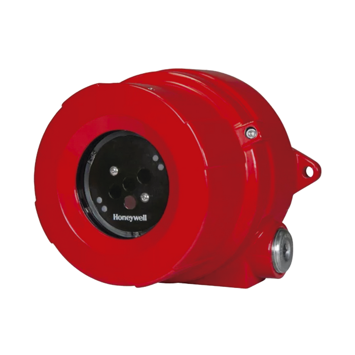 Detector De Flama Industrial Avanzado Multi-Espectro, Triple Infrarrojo (IR3), Visión 90º, Sensibilidad Variable 15 - 60m, Entradas 3/4 NPT, Protección IP66, Certificado Para Áreas Peligrosas, Aluminio Sin Cobre