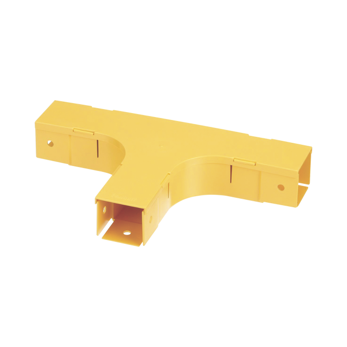 Accesorio en T Horizontal, Con Ángulos a 90º, Para Canaletas FiberRunner? 2X2, Color Amarillo