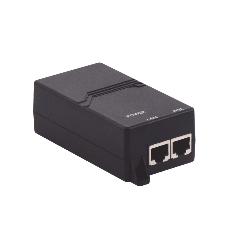 G0720-480-050 Inyector PoE Pasivo 48vcc Gigabit para APs Grandstream hasta 24W GWN7605, GWN7605LR, GWN7615, GWN7630, GWN7630LR, GWN7660, GWN7660LR y GWN7664.