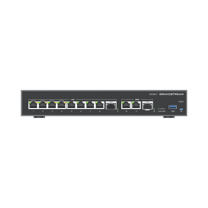4 en 1: Firewall Nueva Generación, Router, PBX IP, Switch 10 Puertos Gigabit (4 PoE) + 2 Puertos SFP 2.5 Gigabit