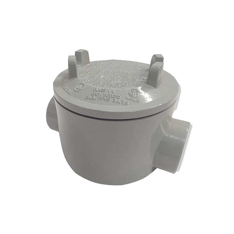Caja con Tapa Tipo GRC de 3/4 (19 mm) / Caja a Prueba de Explosión / Para Áreas Peligrosas / Libre de Cobre.