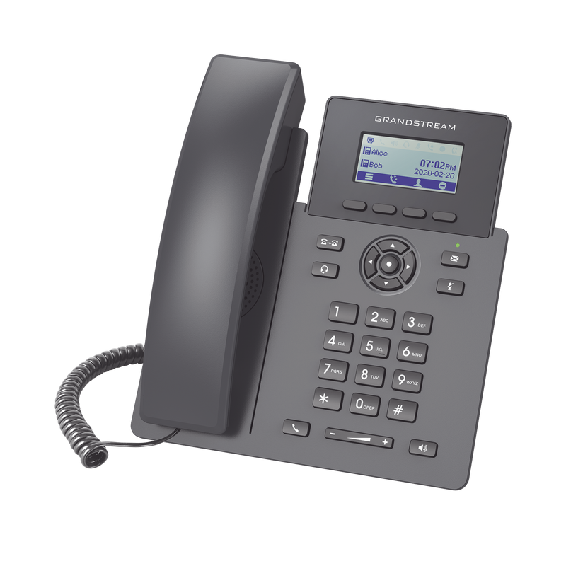 GRP-2601 Teléfono IP Grado Operador, 2 líneas SIP con 2 cuentas, codec Opus, IPV4/IPV6 con gestión en la nube GDMS
