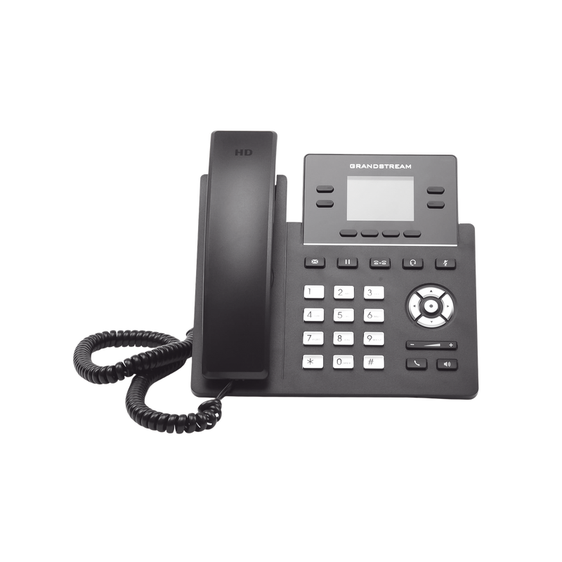 GRP-2612W Teléfono IP Wi-Fi, Grado Operador, 4 líneas SIP con 2 cuentas, pantalla a color 2.4, codec Opus, IPV4/IPV6 con gestión en la nube GDMS