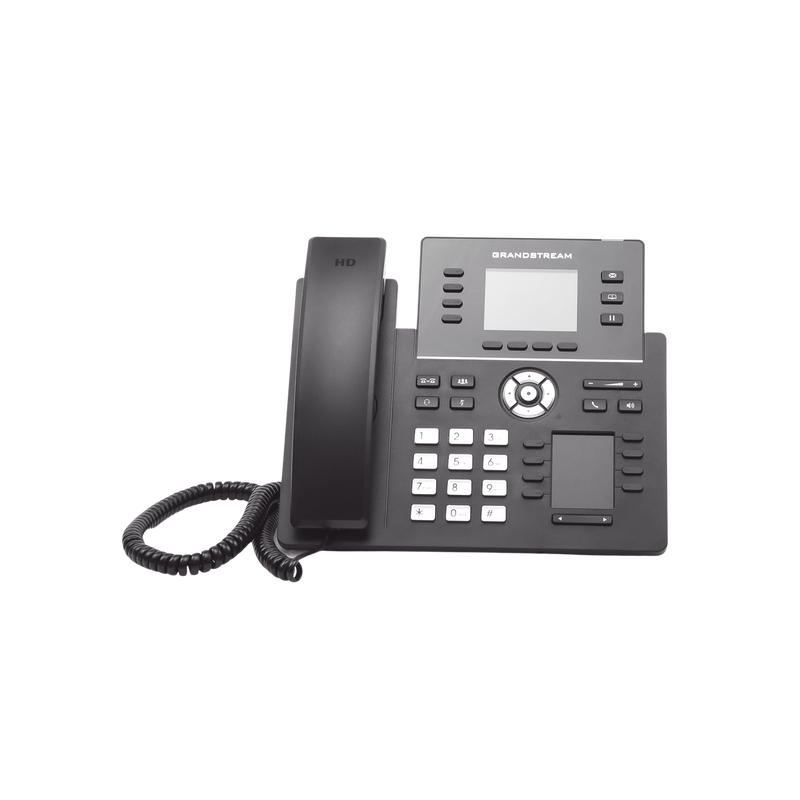 GRP-2614 Teléfono IP Wi-Fi, Grado Operador, 4 líneas SIP con 4 cuentas, pantalla a color 2.8, puertos Gigabit, Bluetooth, PoE, codec Opus, IPV4/IPV6 con gestión en la nube GDMS