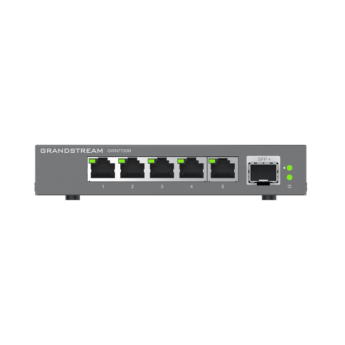 Switches de red Multi-Gigabit de 2.5G No Administrable / 5 Puertos RJ45 de 100/1000/2500Mbps / 1 puerto de fibra SFP+